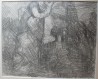 "Eté", dessin au crayon sur papier, 17,5 x 21,6 cm, Thévoz