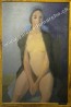 Chavaz Albert, "Michèle", 1965, huile sur toile, 65 x 45 cm, BR 1033