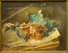 Bosshard, Rodolphe, "Nature morte à la vigne" 1932, huile sur carton, 31 x 39 cm