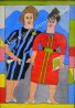 Deux dames, 1968-1968, gouache, 89 x 62 cm, CR 153